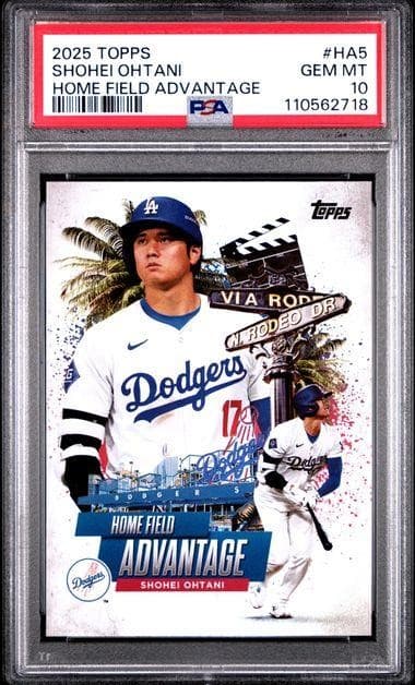 2025 Topps Shohei Ohtani Home Field Advantage #HA5 PSA 10