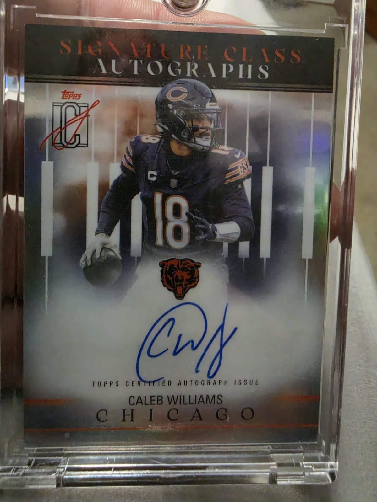 Topps 2025 Signature Class Autographs Caleb Williams Chicago Bears #SCL-CW Auto