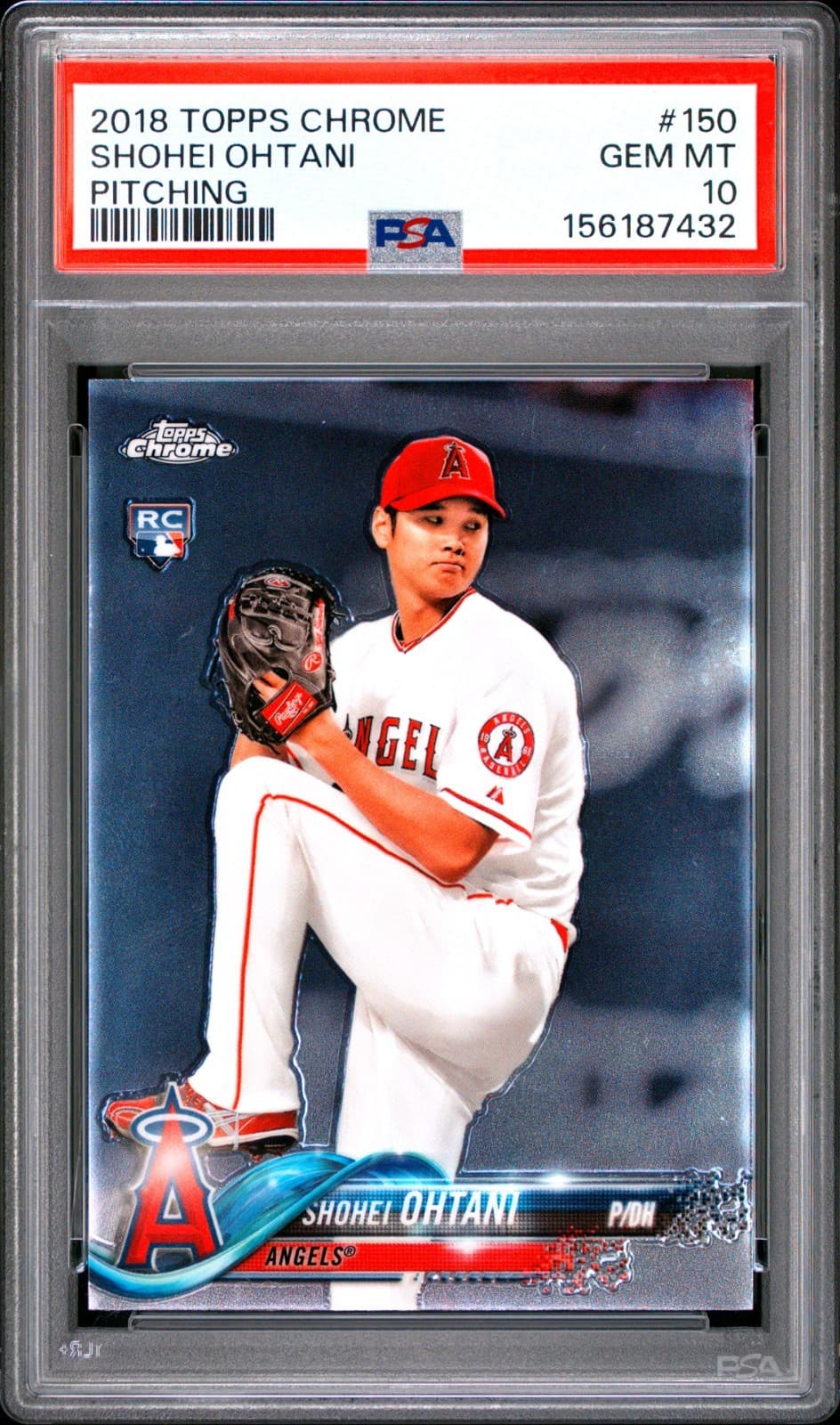 2018 Topps Chrome Shohei Ohtani #150 Rookie Card PSA 10 GEM MINT