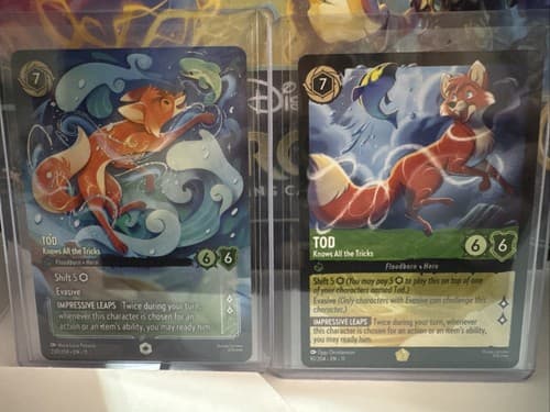 Disney Lorcana-Winterspell- Tod Enchanted and Legendary Set