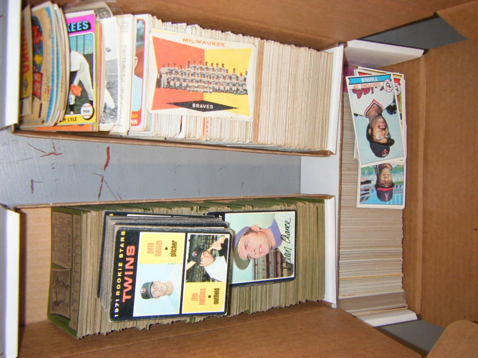 HUGE 1,200+  Vintage Topps Baseball Card Lot 1971 starter set