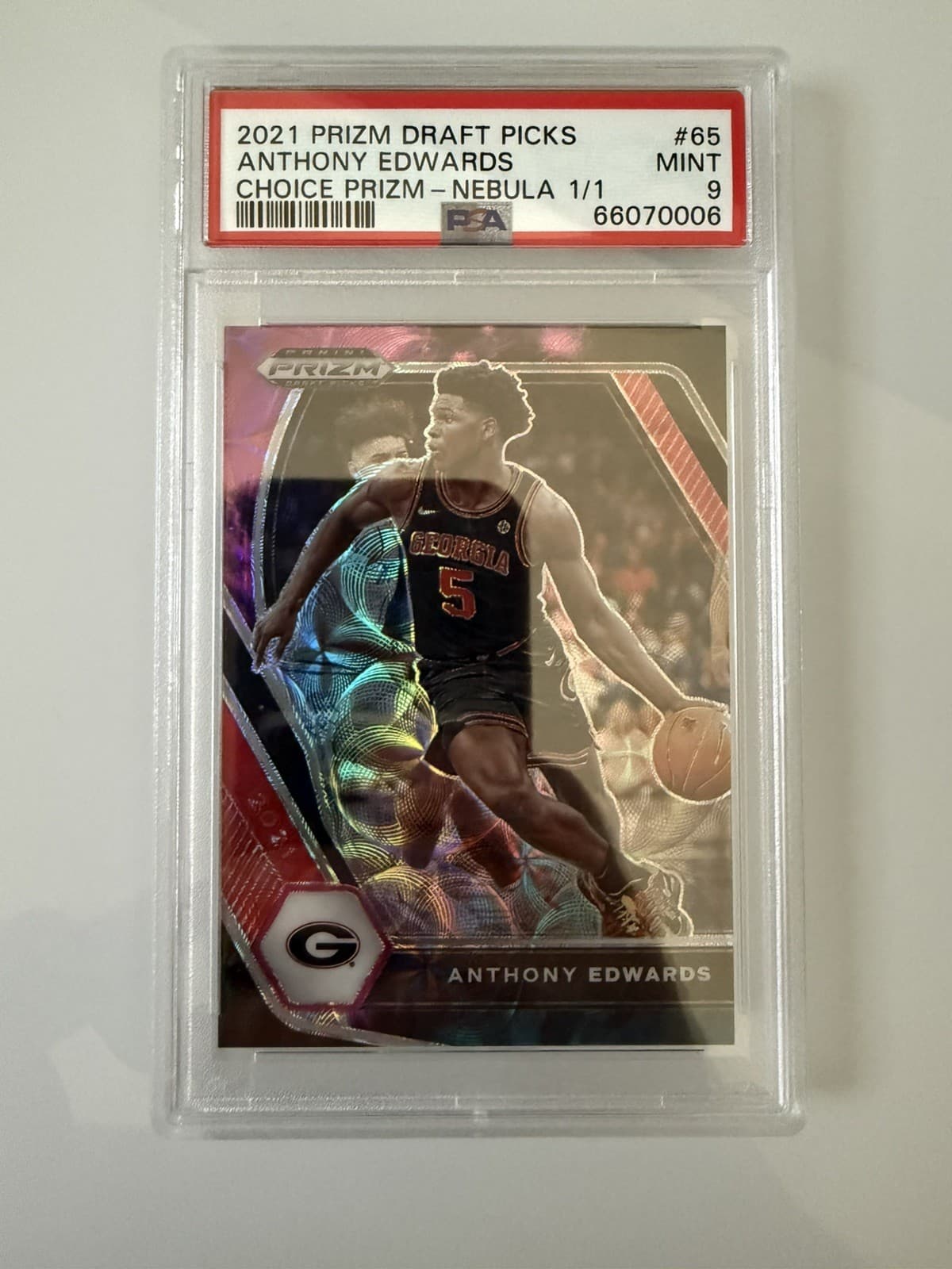 2021 Panini Prizm Draft Picks Anthony Edwards Choice Prism  1/1 Rare 💎 📸 Sale