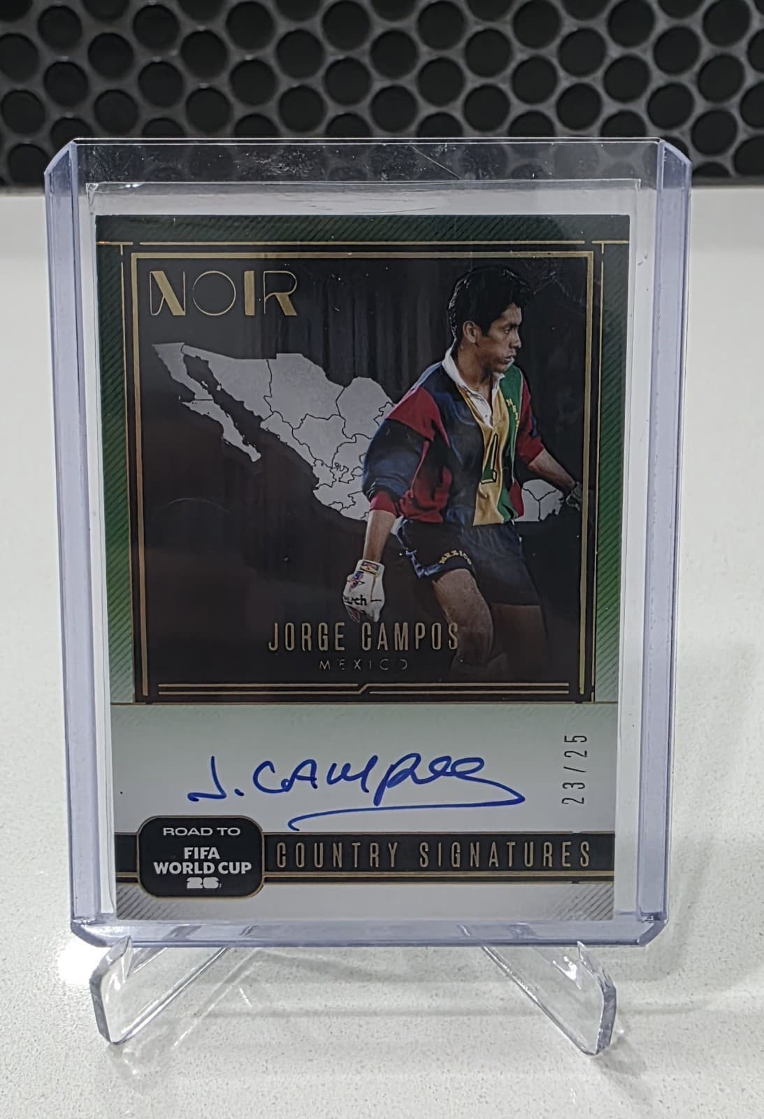 2025-26 Panini Noir World Cup JORGE CAMPOS Country Signatures Auto /25