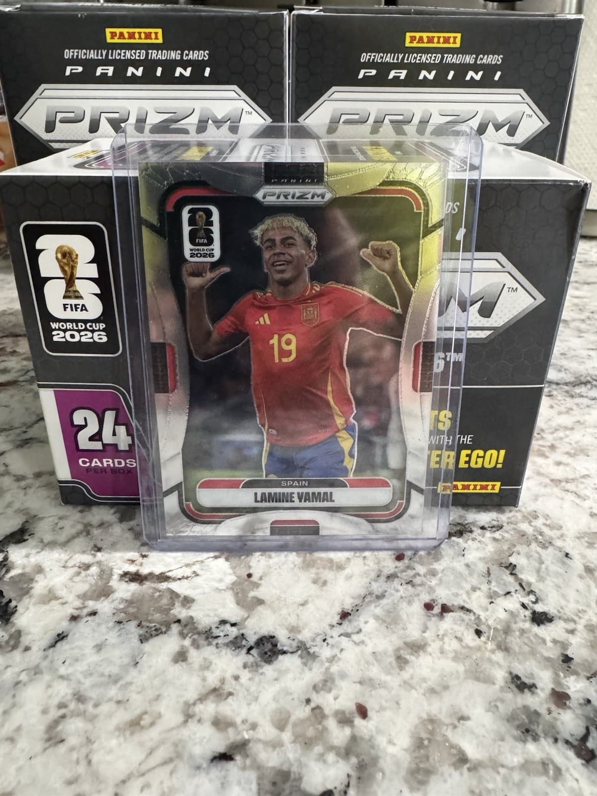 2026 Panini Prizm FIFA World Cup LAMINE YAMAL #70 Image Variation SSP