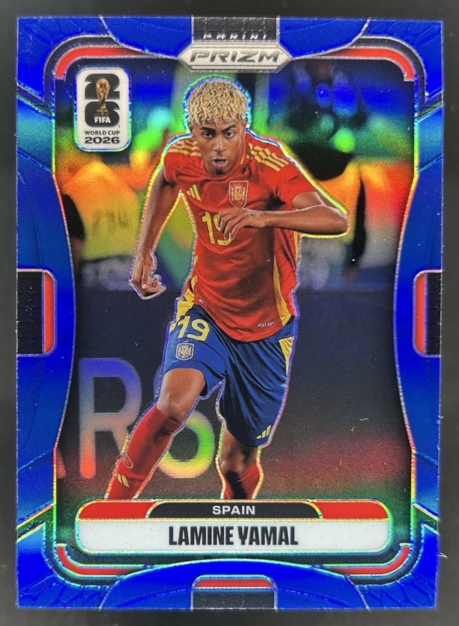 2026 Panini Prizm World Cup Lamine Yamal Blue #/40 Spain