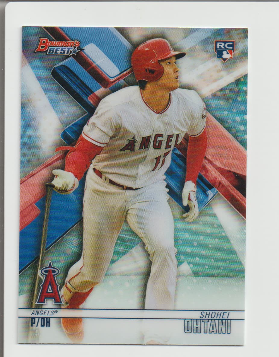 2018 Bowman's Best shohei ohtani  refractor rookie card