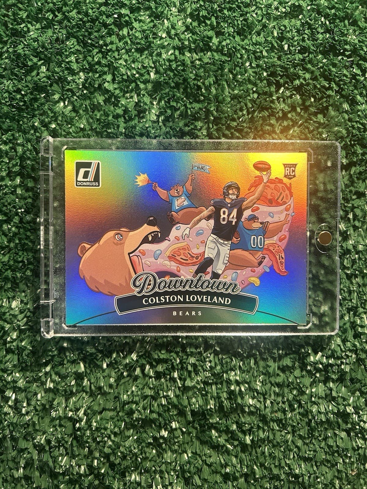 2025 Panini Donruss - Horizontal Downtown! Colston Loveland #16 (RC)