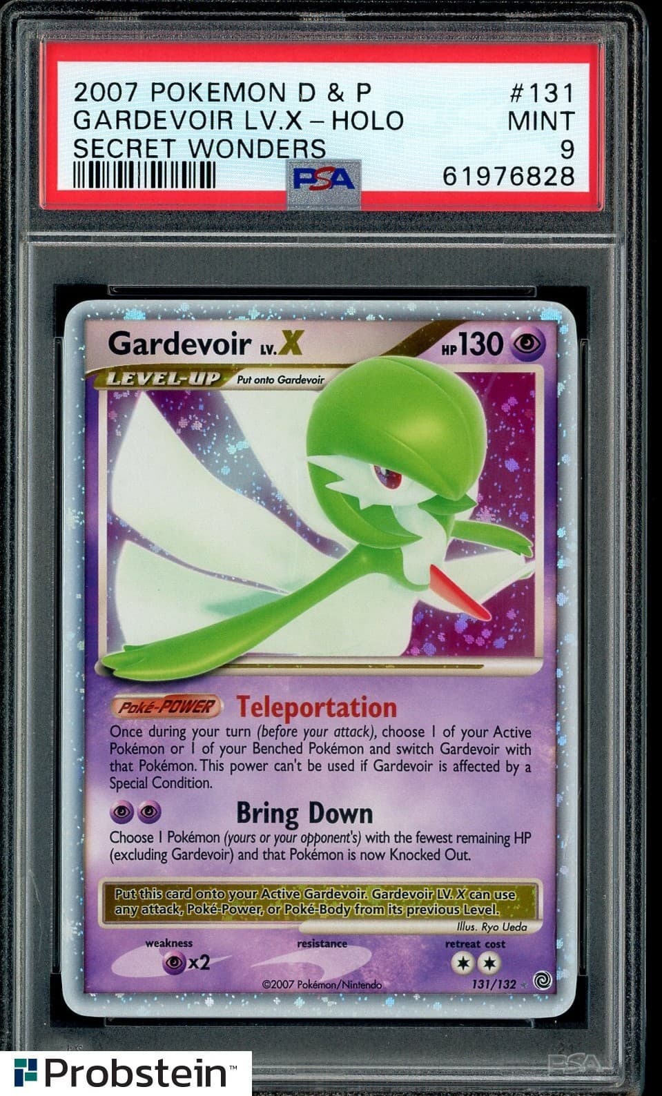 2007 Pokemon Diamond & Pearl Secret Wonders #131 Gardevoir Lv.X-Holo Psa 9