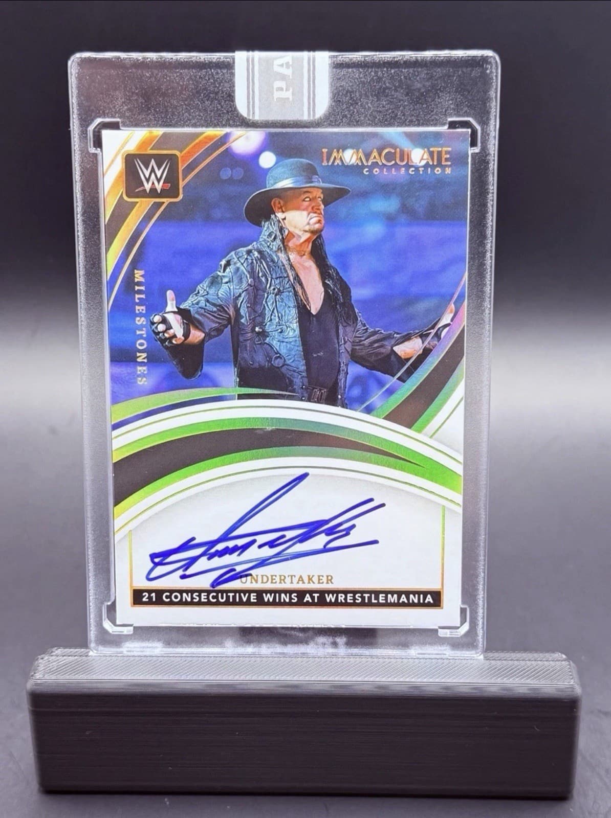 2022 WWE Panini Immaculate UNDERTAKER Milestones Auto 1/1 🔥