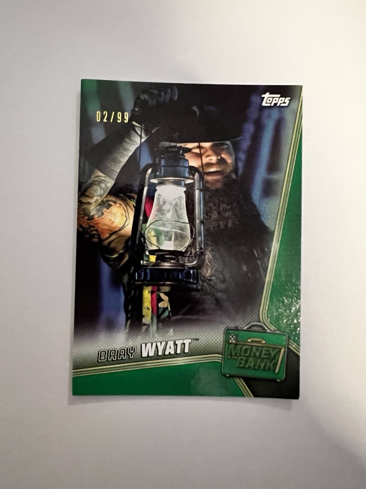 2019 Topps WWE Wrestling Money in the Bank Bray Wyatt /99