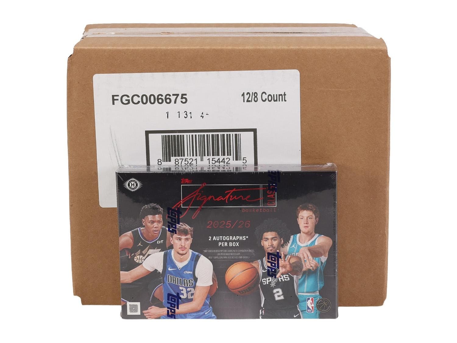 2025/26 TOPPS SIGNATURE CLASS BASKETBALL HOBBY 12-BOX CASE