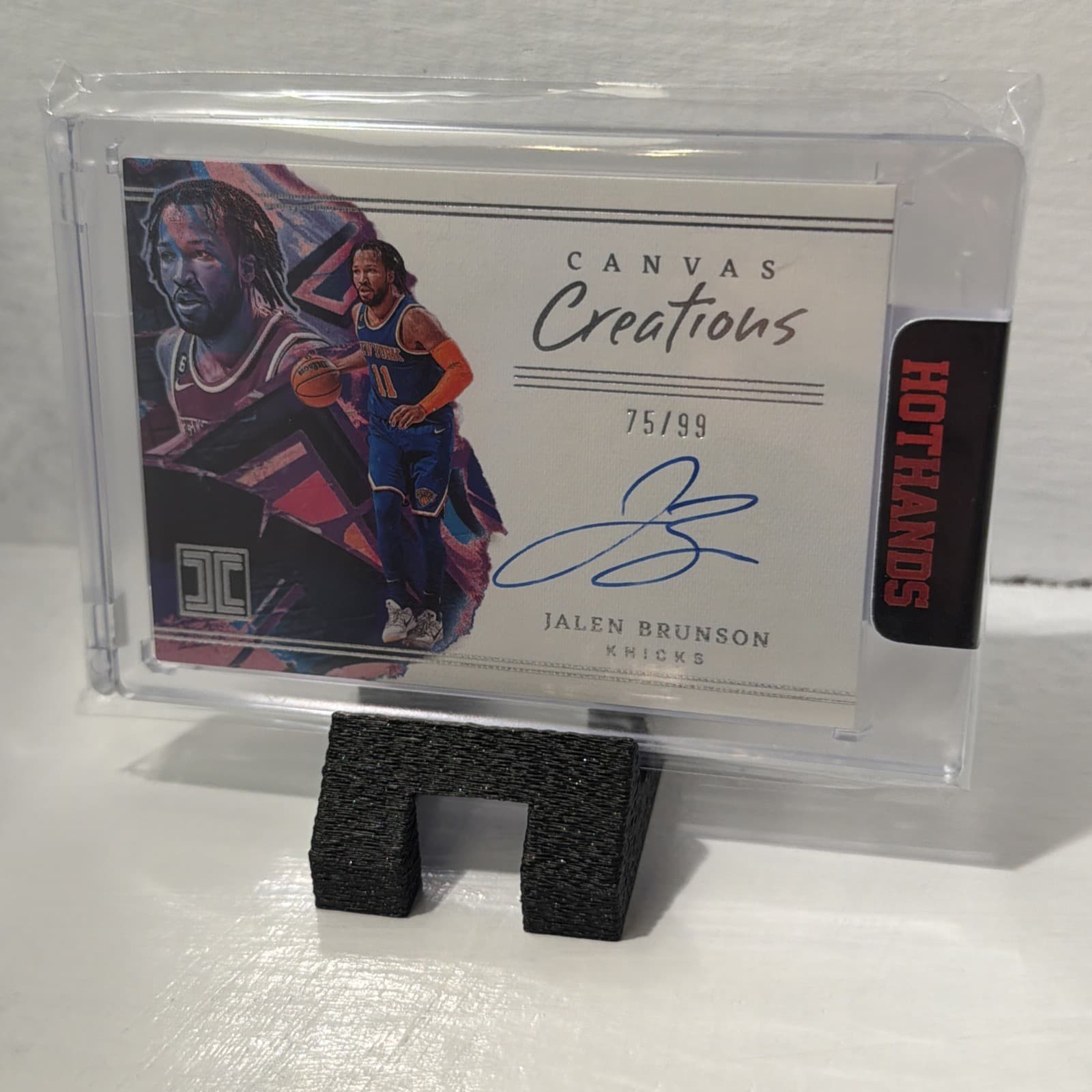 2022-23 Panini Impeccable Jalen Brunson #CCS-JBR Canvas Creations Auto /99