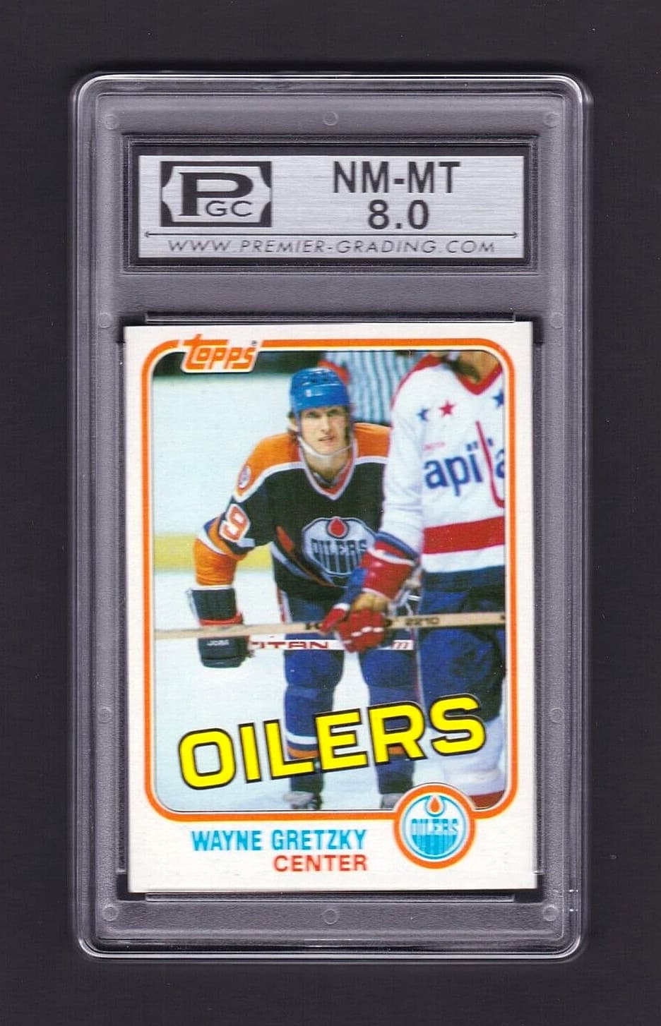 1981-82 Topps Hockey #16 Wayne Gretzky [Oilers] - PGC 8.0 [NM/MT]