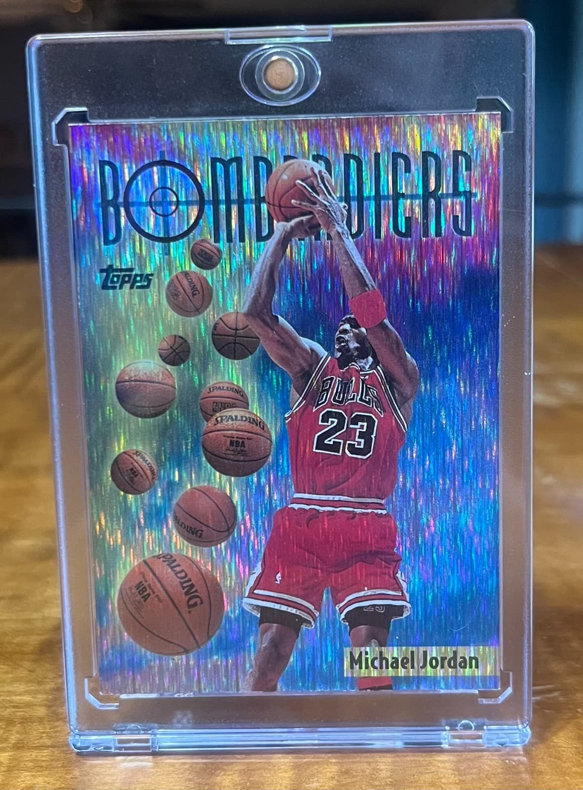 Michael Jordan Bombardiers 1998 Topps card