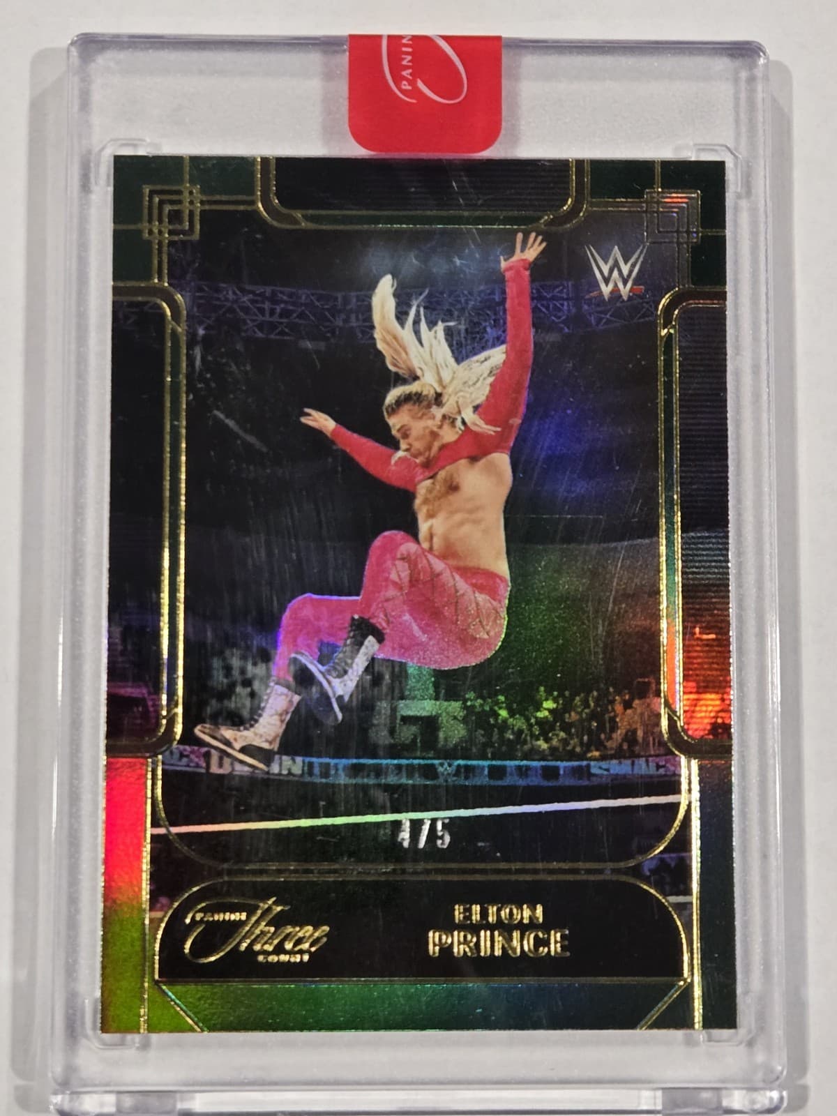 Elton Prince 2024 Panini Three Count WWE Green Parallel #4/5 Wrestling