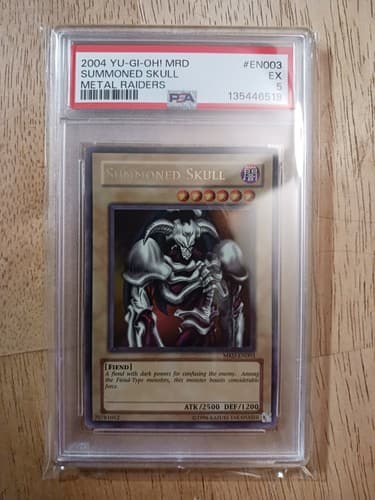 PSA 5 2004 Yu-Gi-Oh! Summoned Skull MRD-EN003