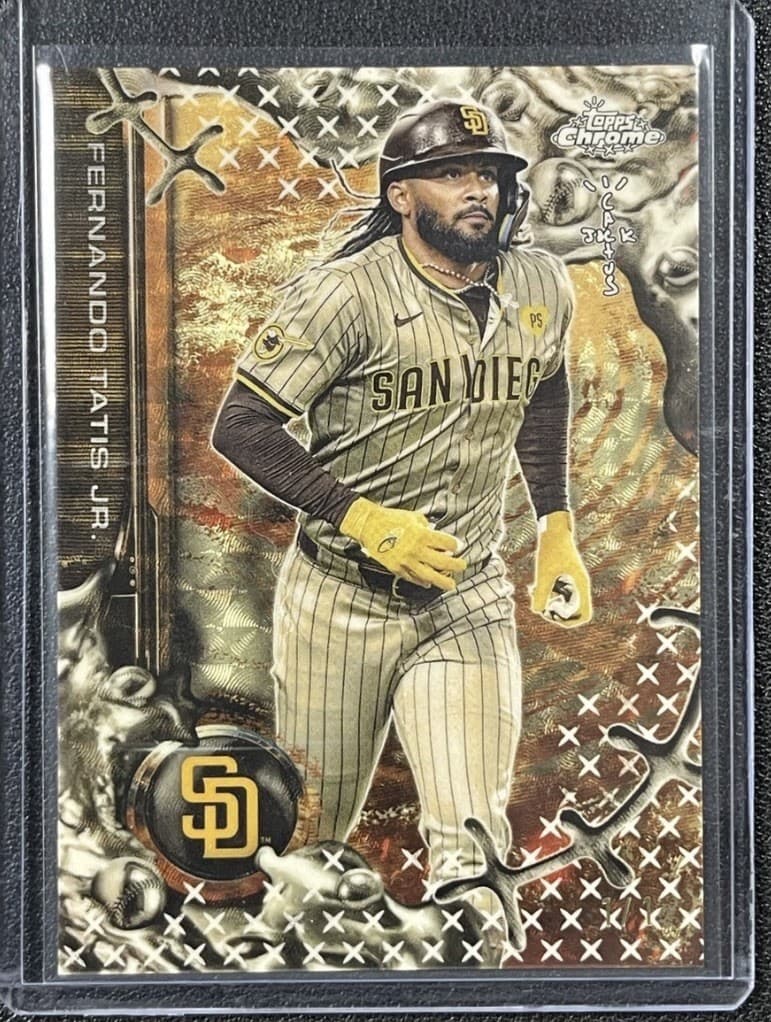FERNANDO TATIS JR 2025 TOPPS CHROME CACTUS JACK #9 TRAVIS SCOTT SUPERFRACTOR 1/1