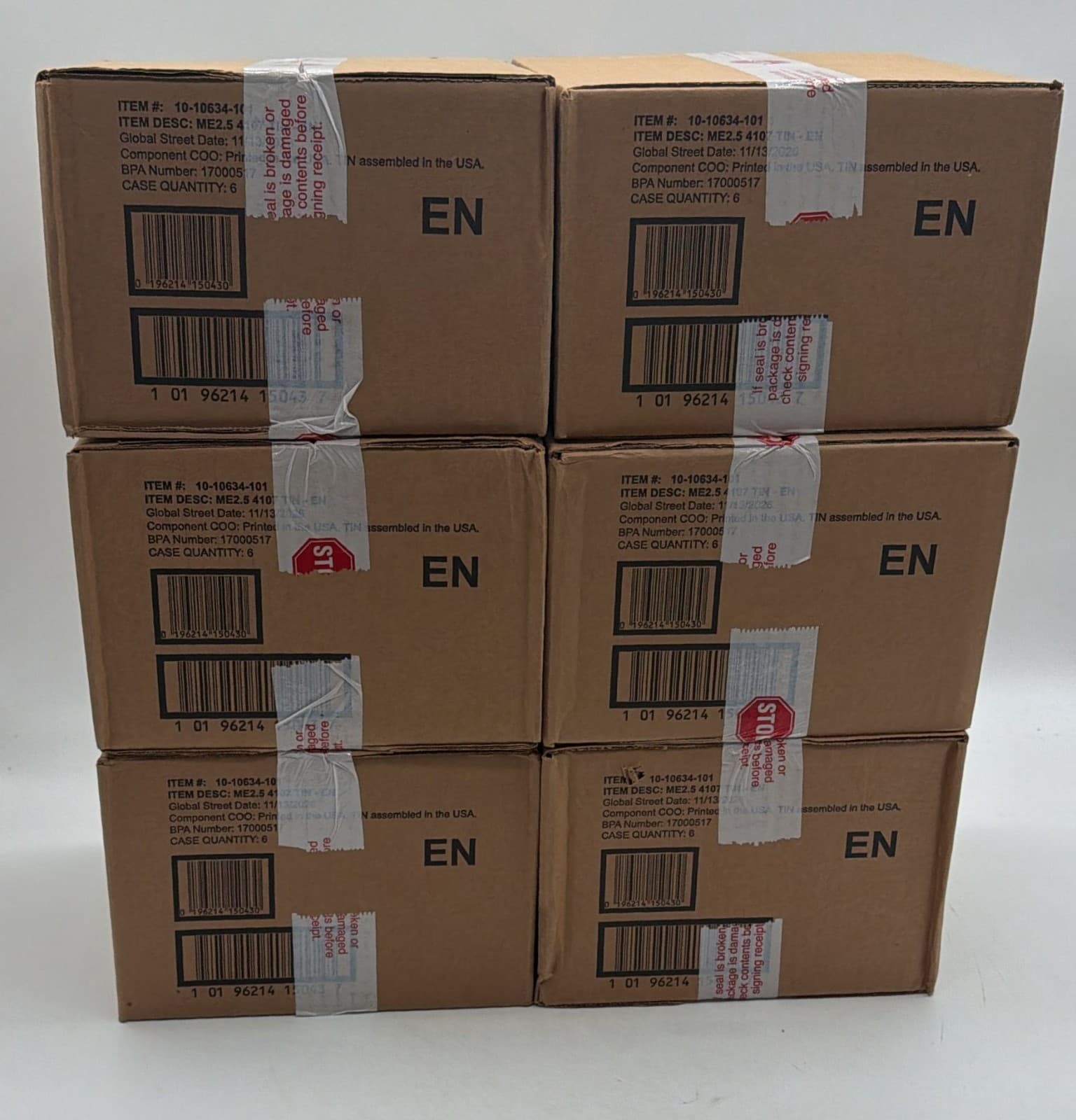 Lot of (6) Pokemon TCG Ascended Heroes Tin Cases Sealed 36 Total Tins ME 2.5