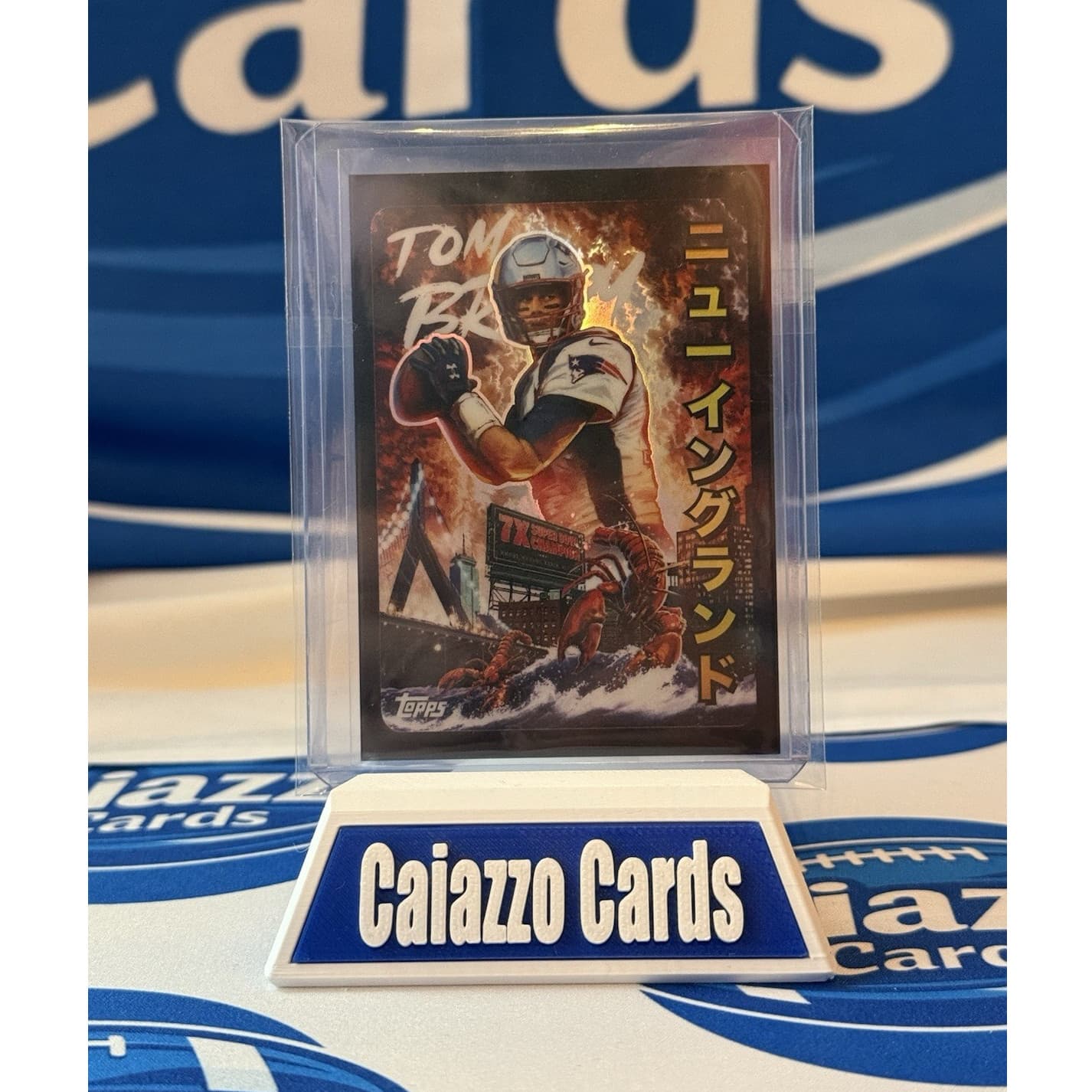  Tom Brady Kaiju Topps Chrome 2025 #KAI-1 Patriots ULTRA RARE CASE HIT