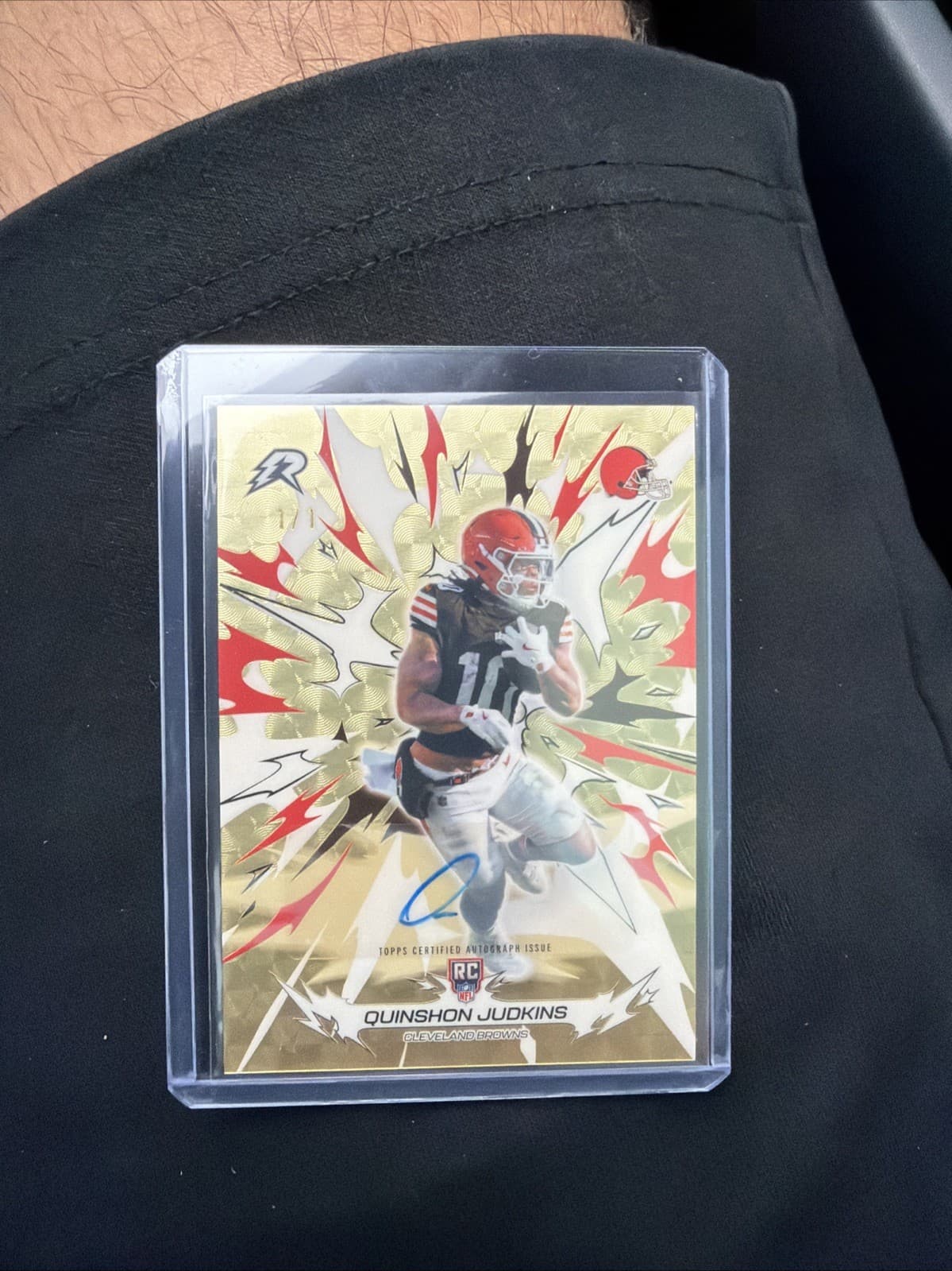 2025 Topps Chrome Resurgence Quinshon Judkins Rookie Auto 1/1 Browns RC