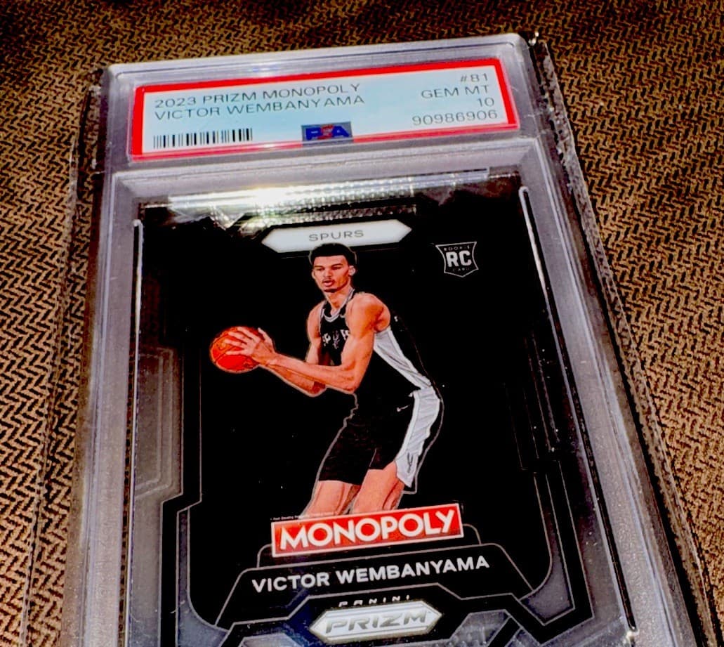Panini Prizm Monopoly *DarkerShadeMistake*  23-24 V.Wembanyama #81 SilverPrizmRC