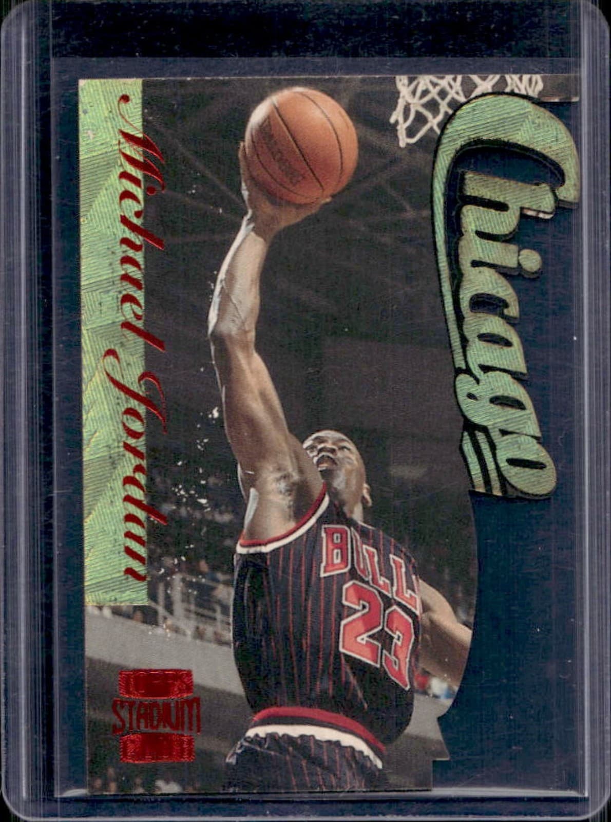 1996-97 Topps Stadium Club Michael Jordan Fusion Die Cut #F1 Bulls