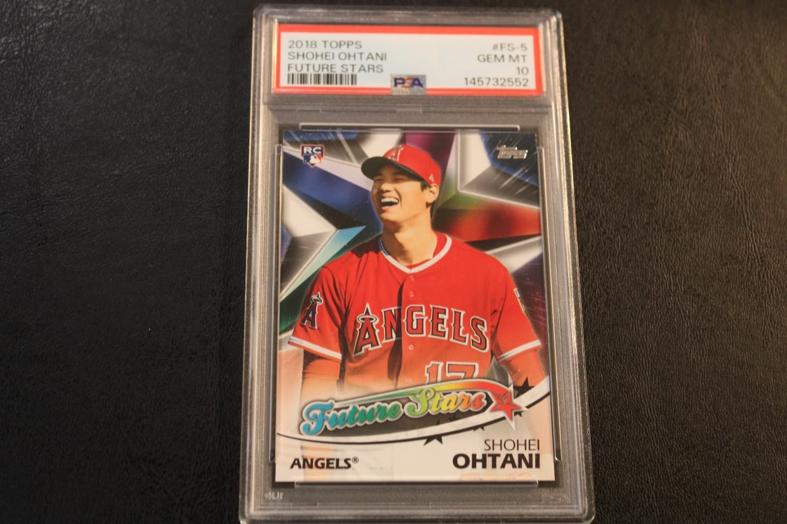2018 Topps - Rookie -Future Stars - Shohei Ohtani - Card # FS-5 -PSA GEM MINT 10