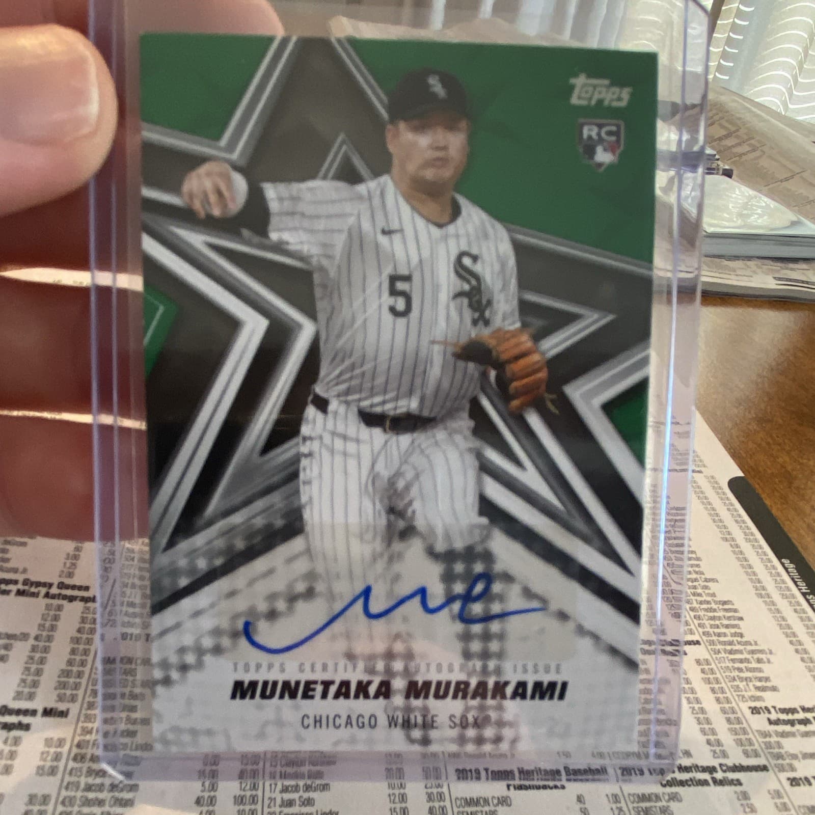 Topps 2026 Baseball Munetaka Murakami Rookie Auto BSA2-MM1 White Sox 71/99