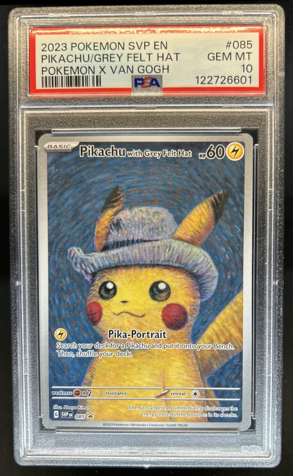2023-25 Pokemon SV Black Star Promos Pikachu #085 PSA 10 GEM MINT
