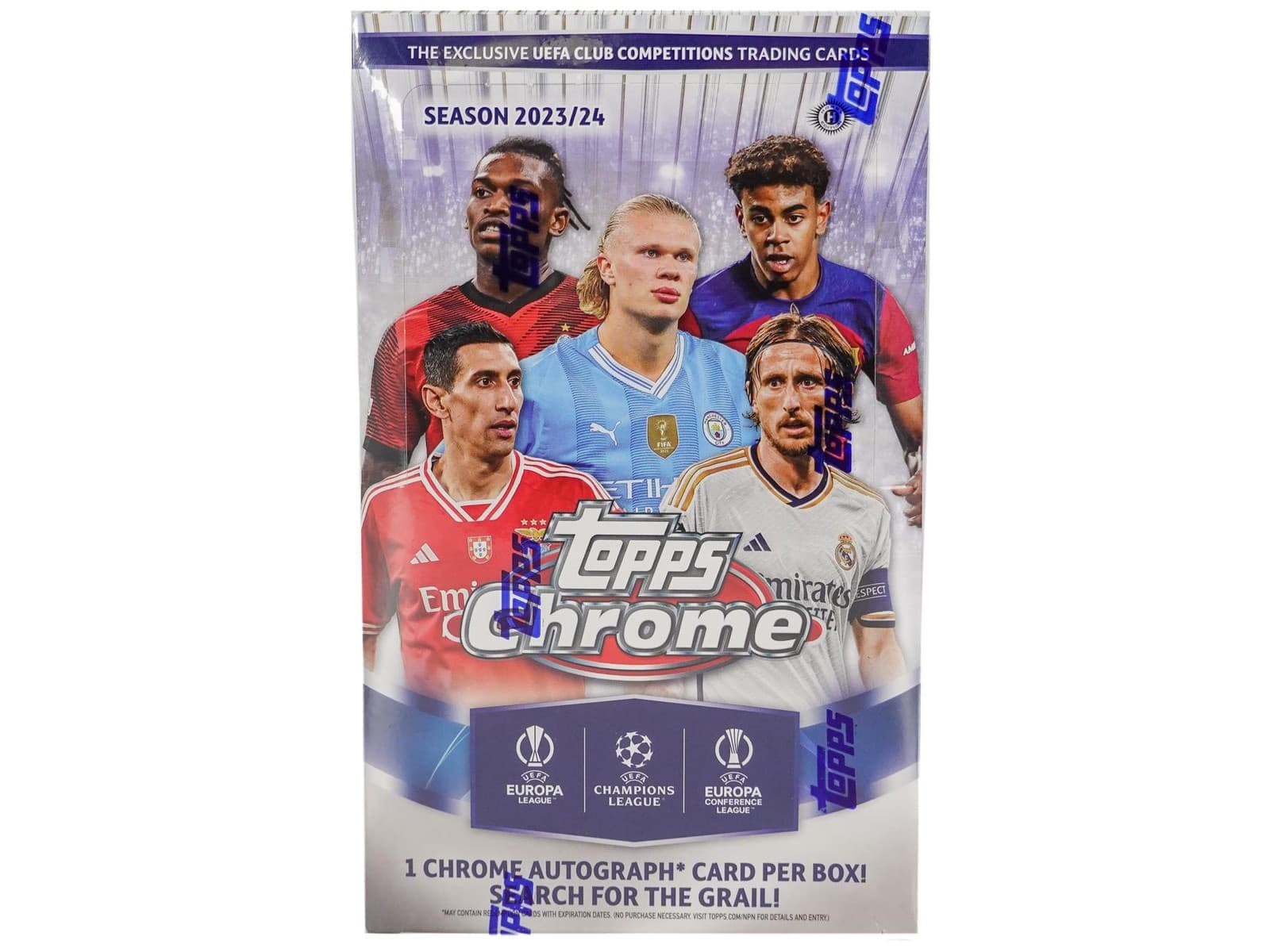 2023/24 Topps Chrome Uefa Club Competitions Soccer Hobby Box