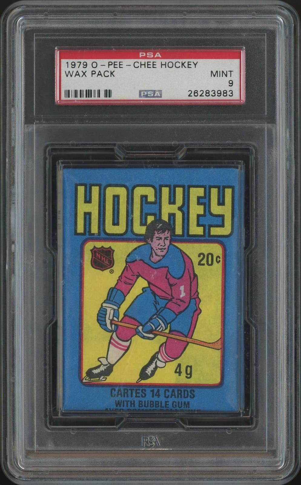 1979/80 O-Pee-Chee Hockey Wax Pack PSA 9 (MINT)