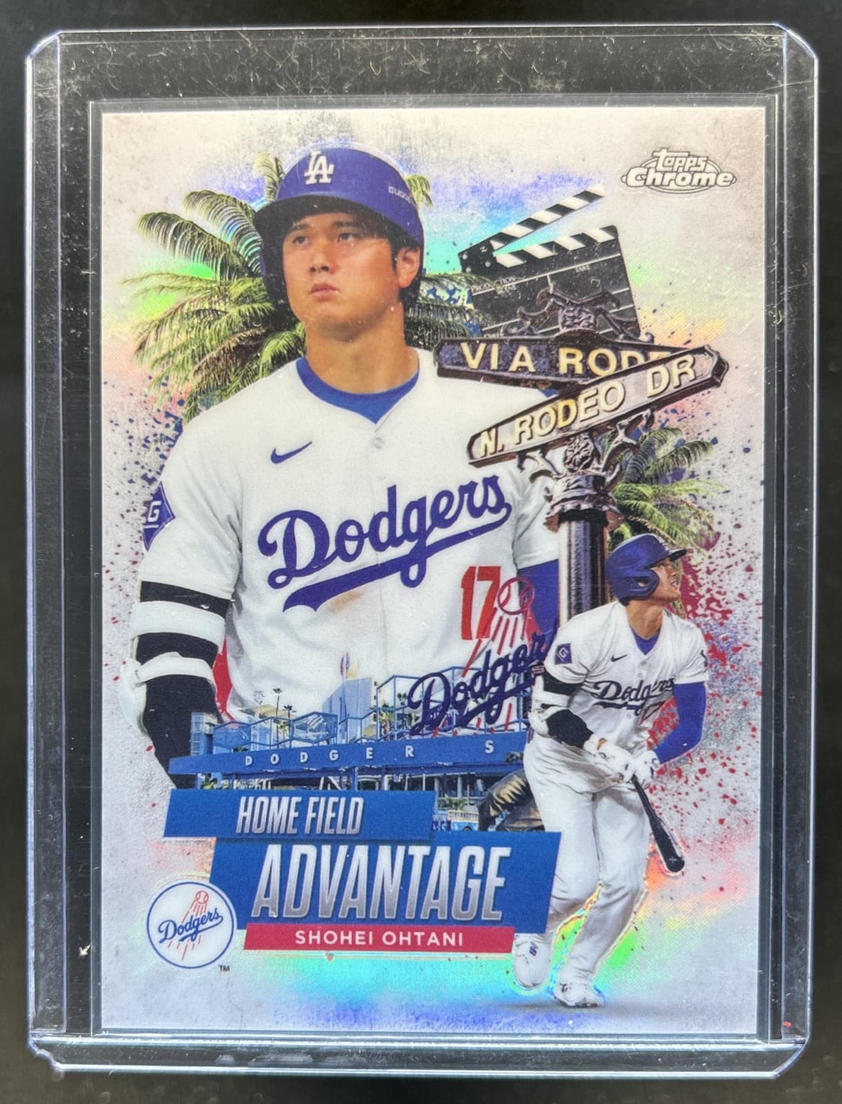 2025 Topps Chrome Shohei Ohtani Home Field Advantage SP Refractor #HA-5 Dodgers