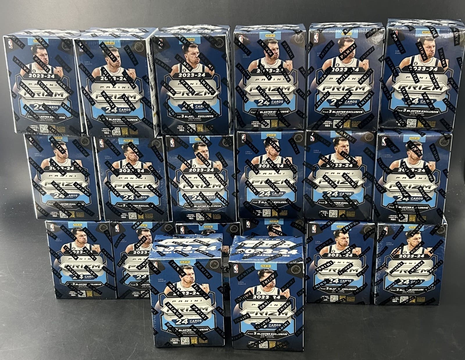 LOT of (20) 2023-24 Panini Prizm NBA Basketball Blaster Box Wembanyama RC Year