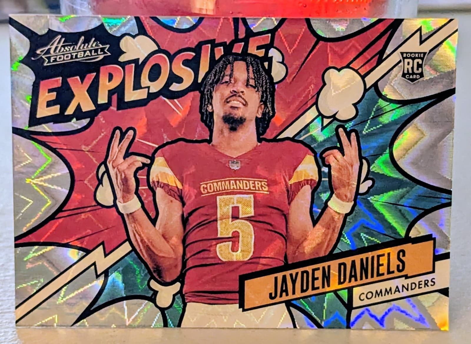 2024 Panini Absolute Rookie Explosive SSP #EX-JDS Jayden Daniels Commanders (RC)