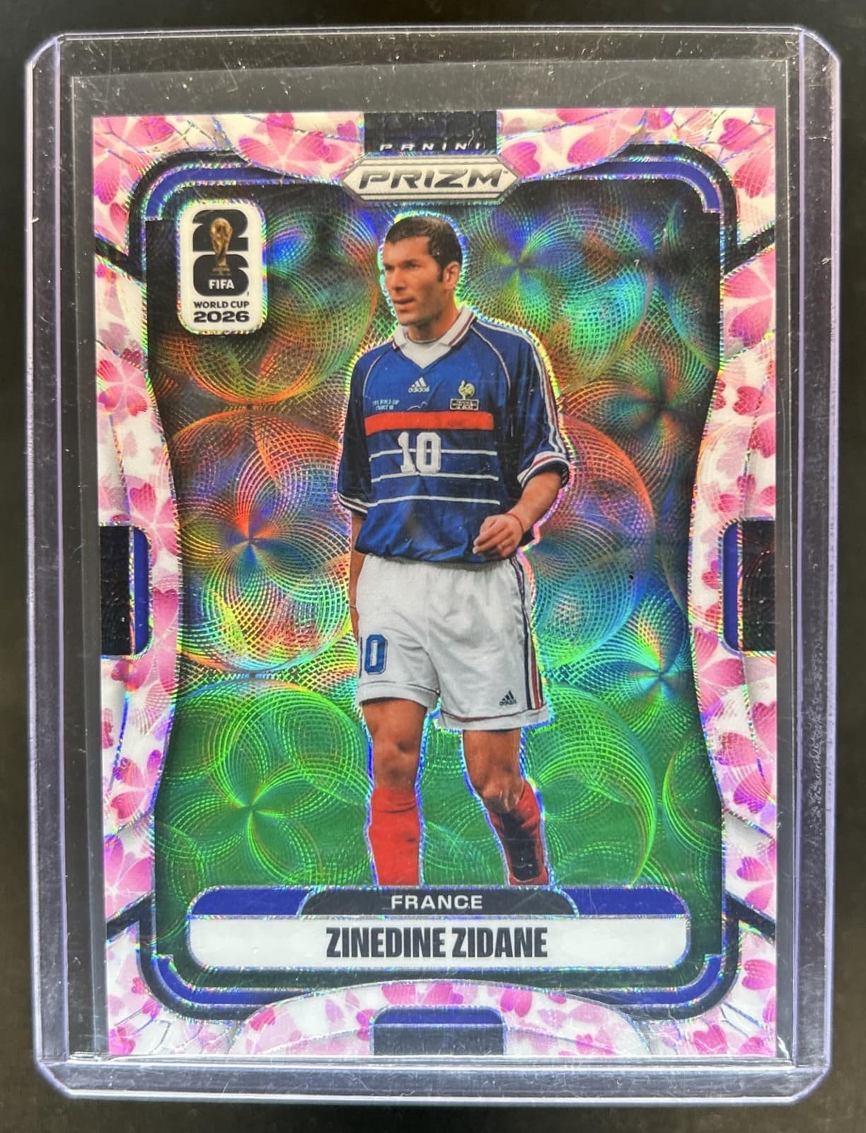 2026 Panini Prizm World Cup Zinedine Zidane Cherry Blossom #/20 France