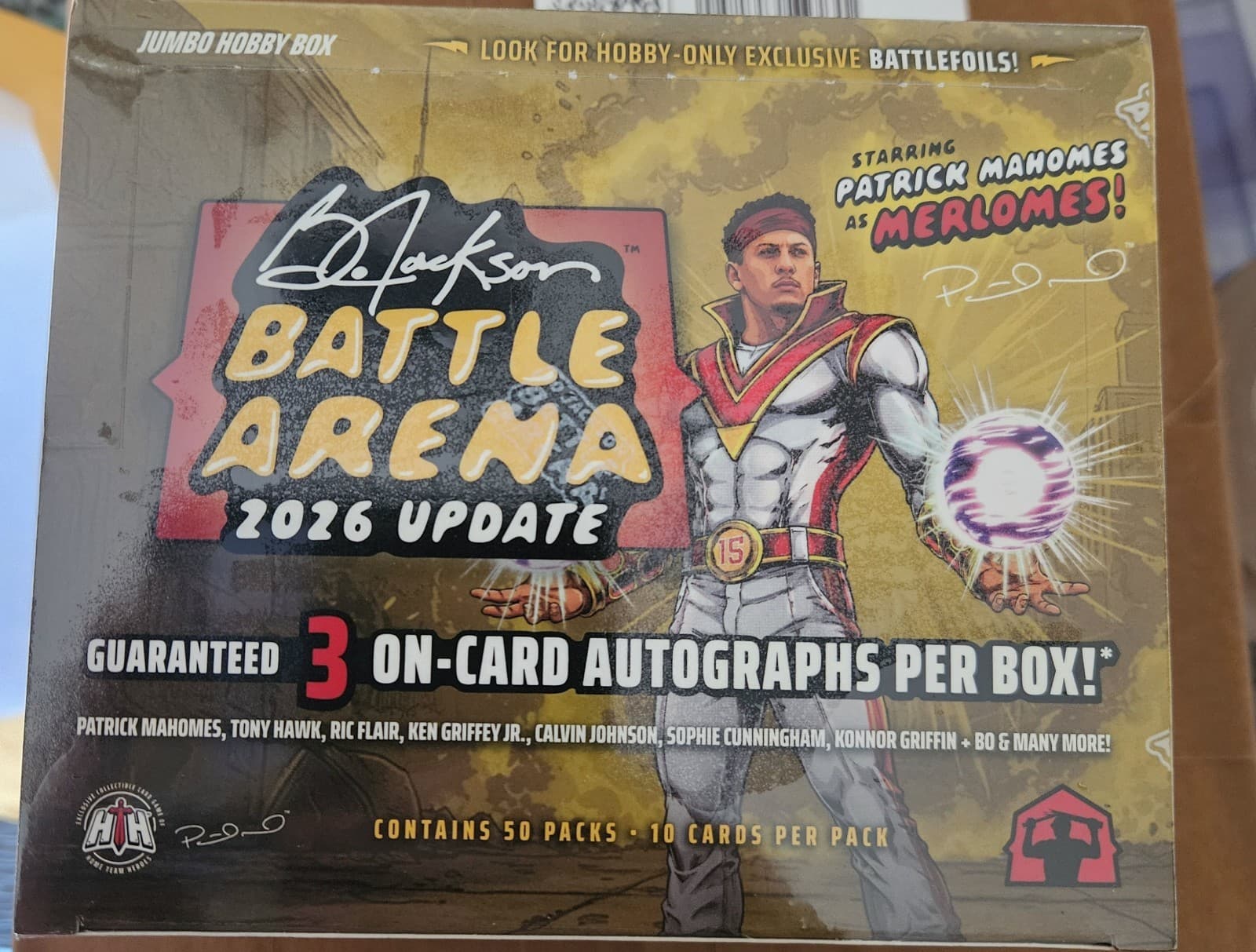 2026 Bo Jackson Battle Arena Update Patrick Mahomes Jumbo Hobby