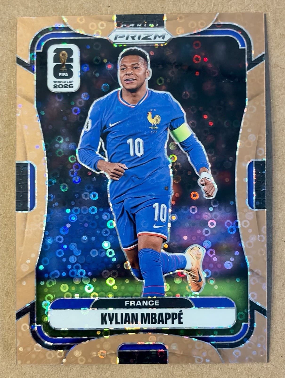 Kylian Mbappe BRONZE DISCO /175 2026 Panini Prizm FIFA World Cup France #40