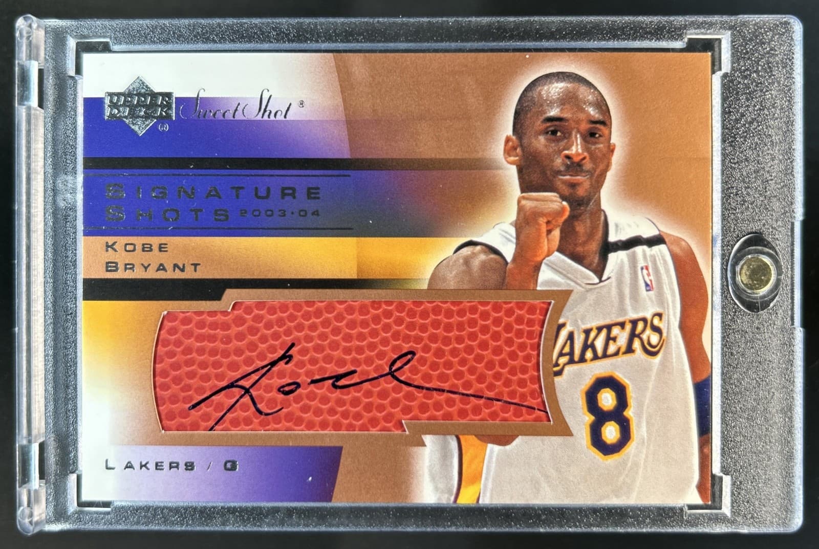 2003-04 Upper Deck Sweet Shot Kobe Bryant Signature Shots Auto #KB Lakers