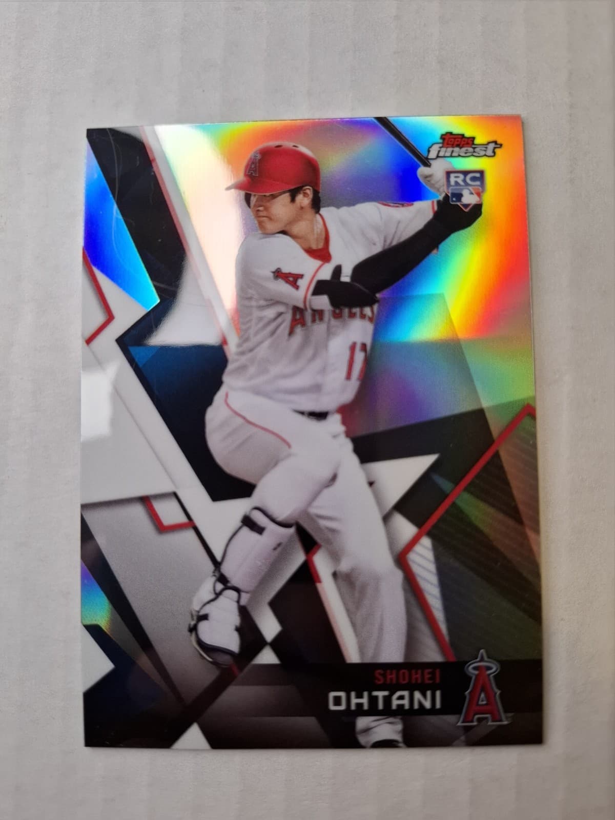 2018 Topps Finest Shohei Ohtani RC Refractor Rookie #100 Angels