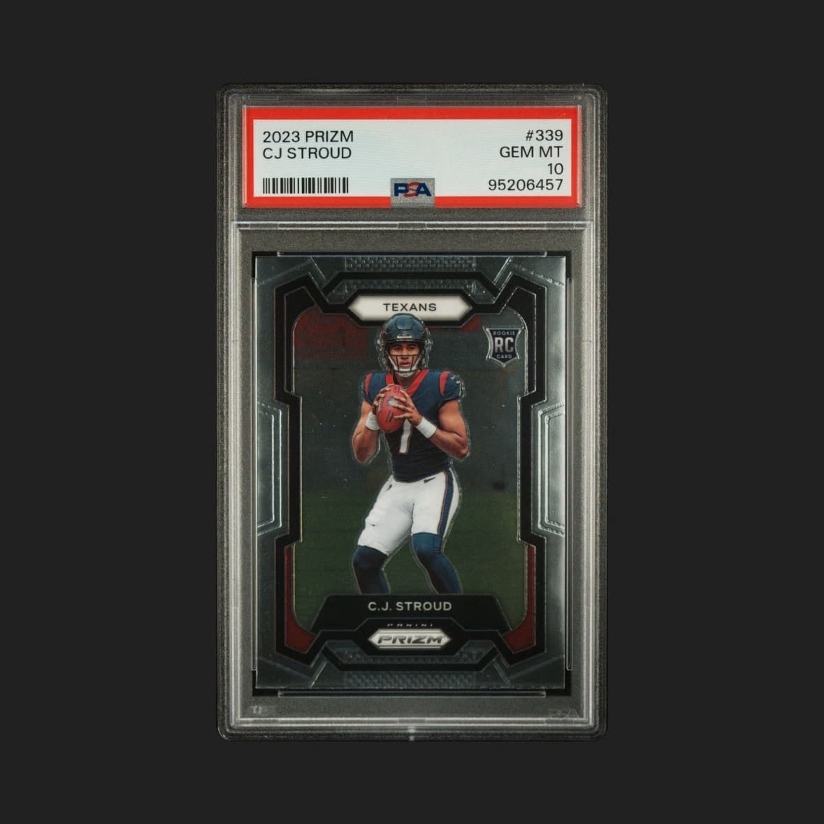 2023 Panini Prizm C.J. Stroud Rookie #339 PSA 10 Texans Football