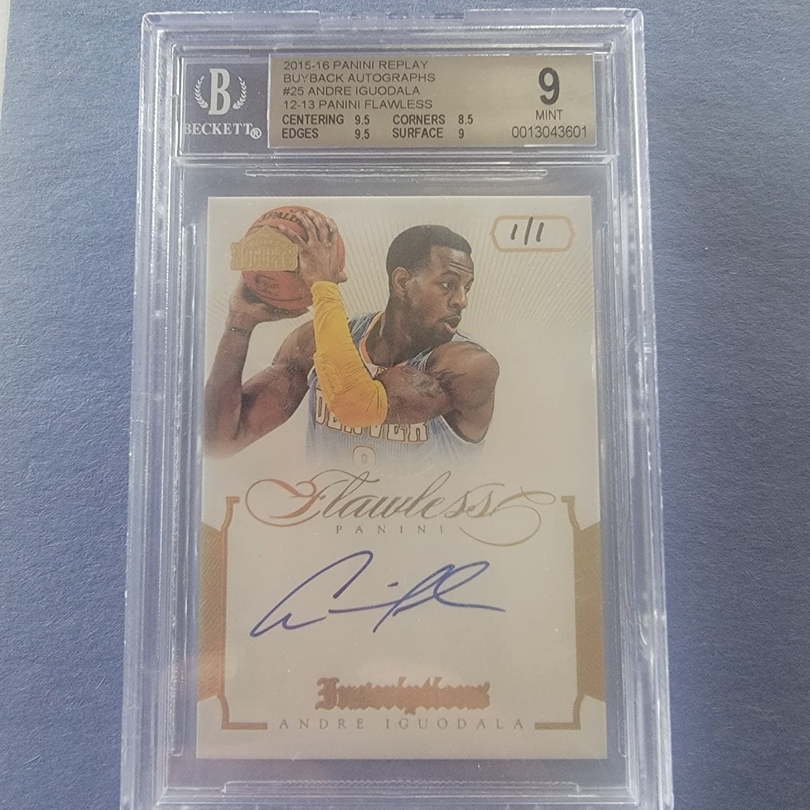 Andre Iguodala 1/1 Panini Inscriptions Denver  Nuggets 