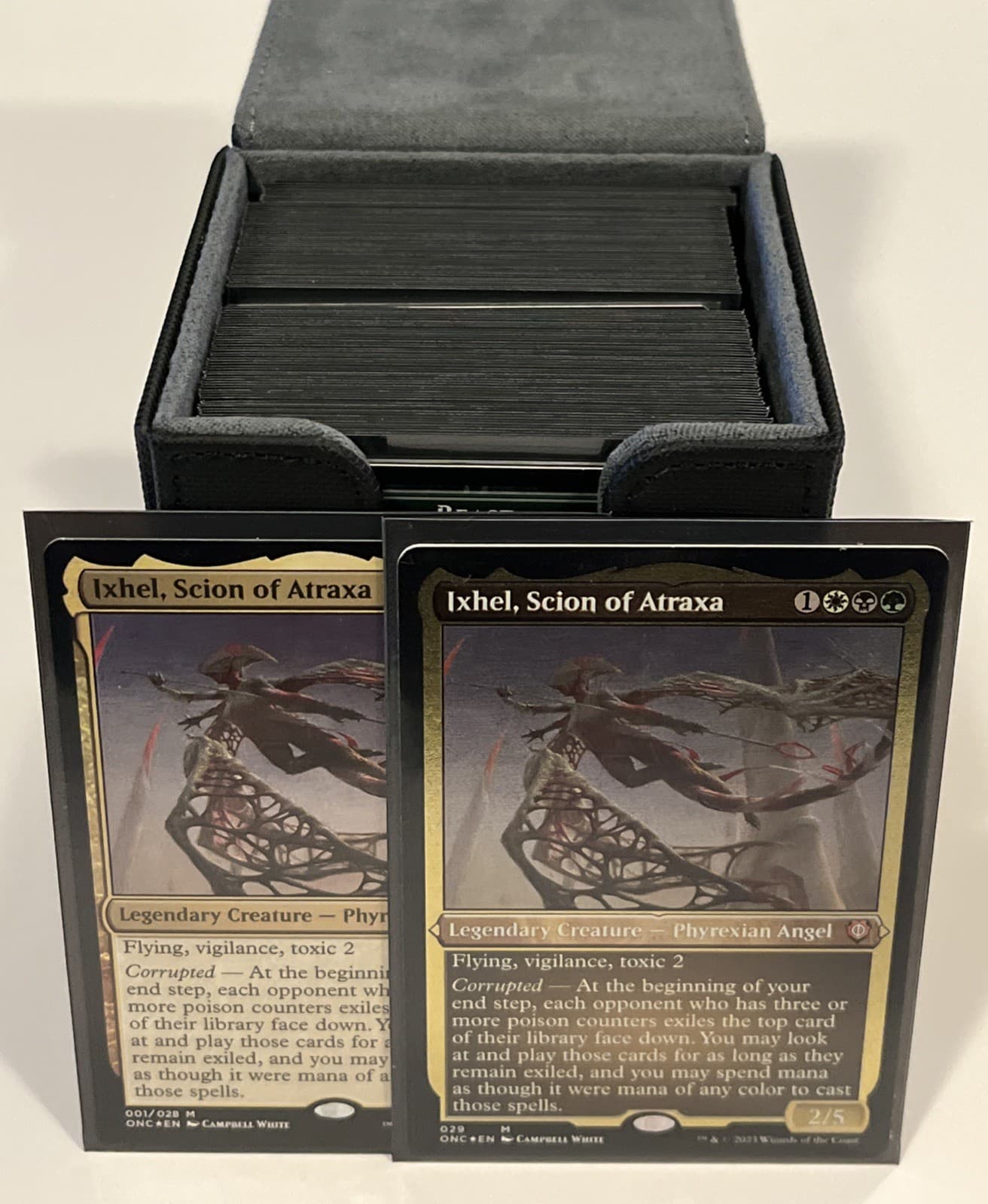 Magic the Gathering Phyrexia Commander Deck Corrupting Influence Opened MTG ONC