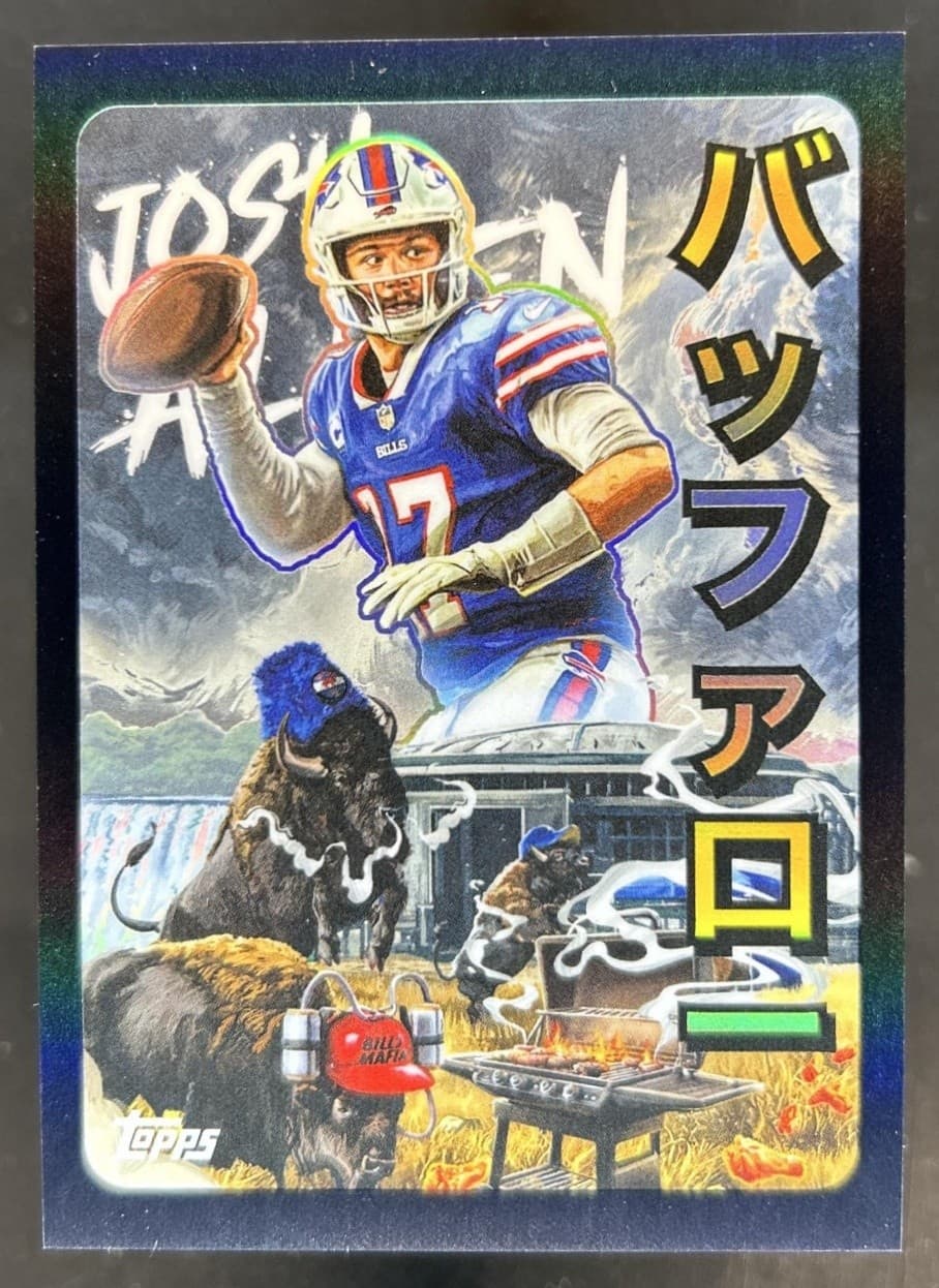 2025 Topps Chrome Josh Allen Kaiju SSP #KAI-7 Bills