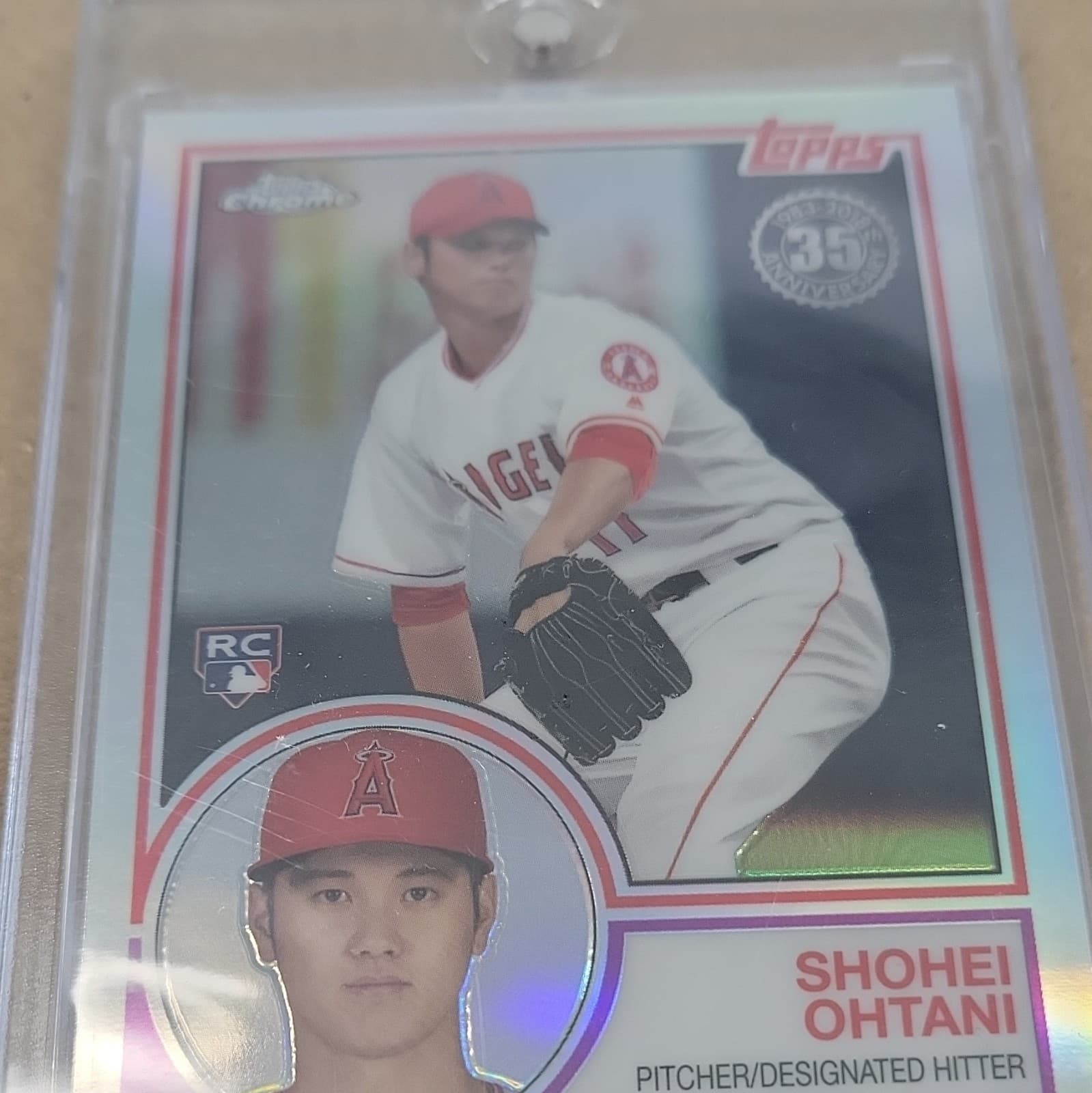 Topps 2018 Chrome Shohei Ohtani 1983 Topps Refractor RC #83T-6 Angels