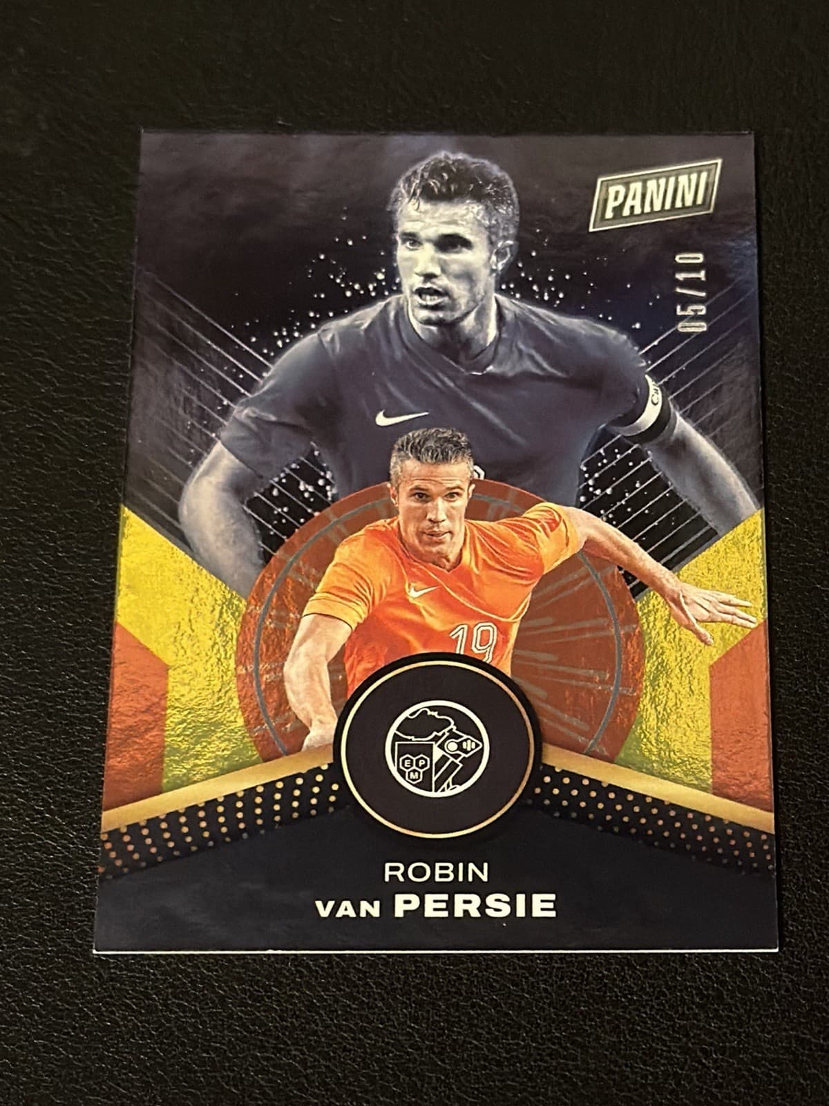 2026 Panini Soccer Player Of The Day Robin Van Persie Gold #/10