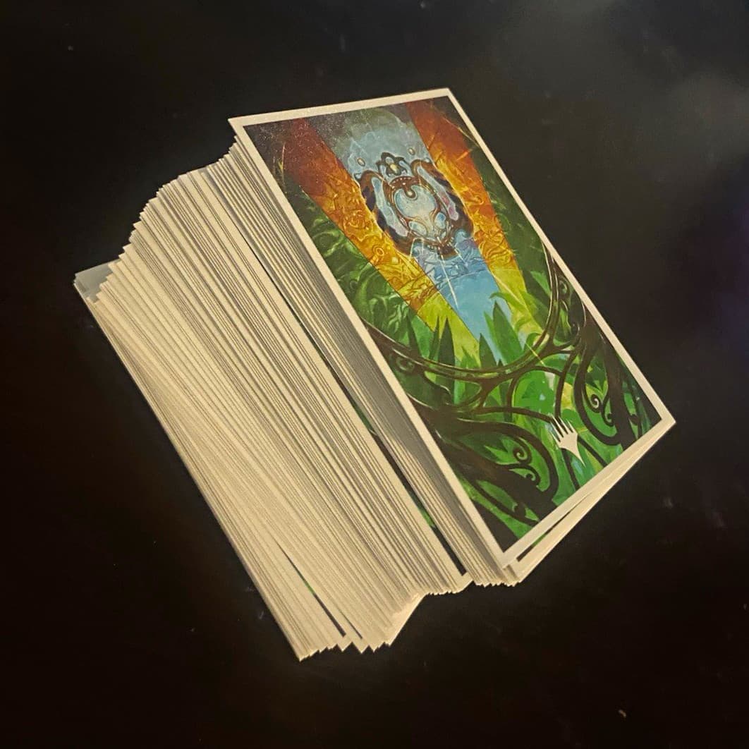 Magic the Gathering 100 card Personally built Commander Deck with Green and Blue