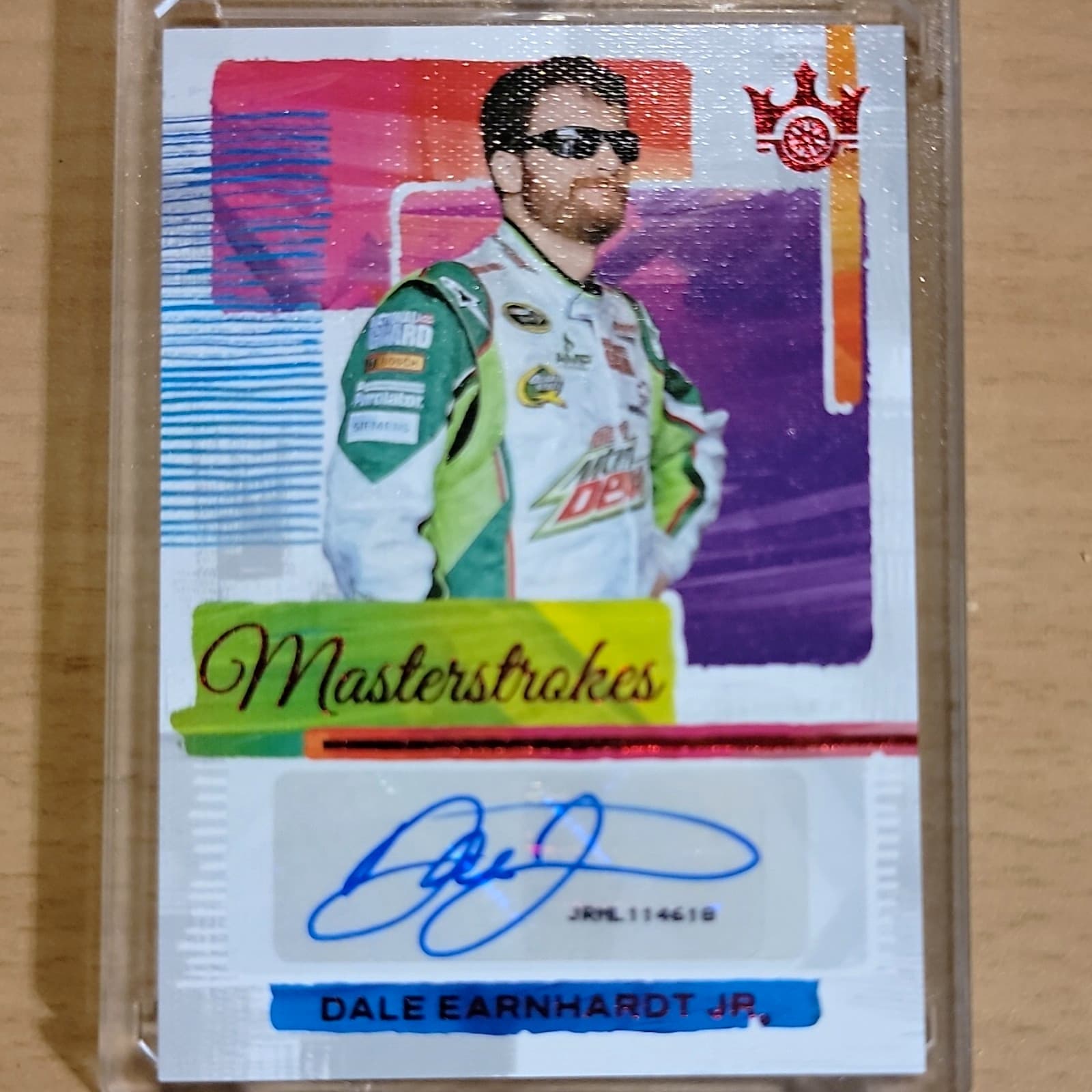 Panini 2026 Track Kings Racing Dale Earnhardt Jr. Masterstrokes Auto MS-DE /9