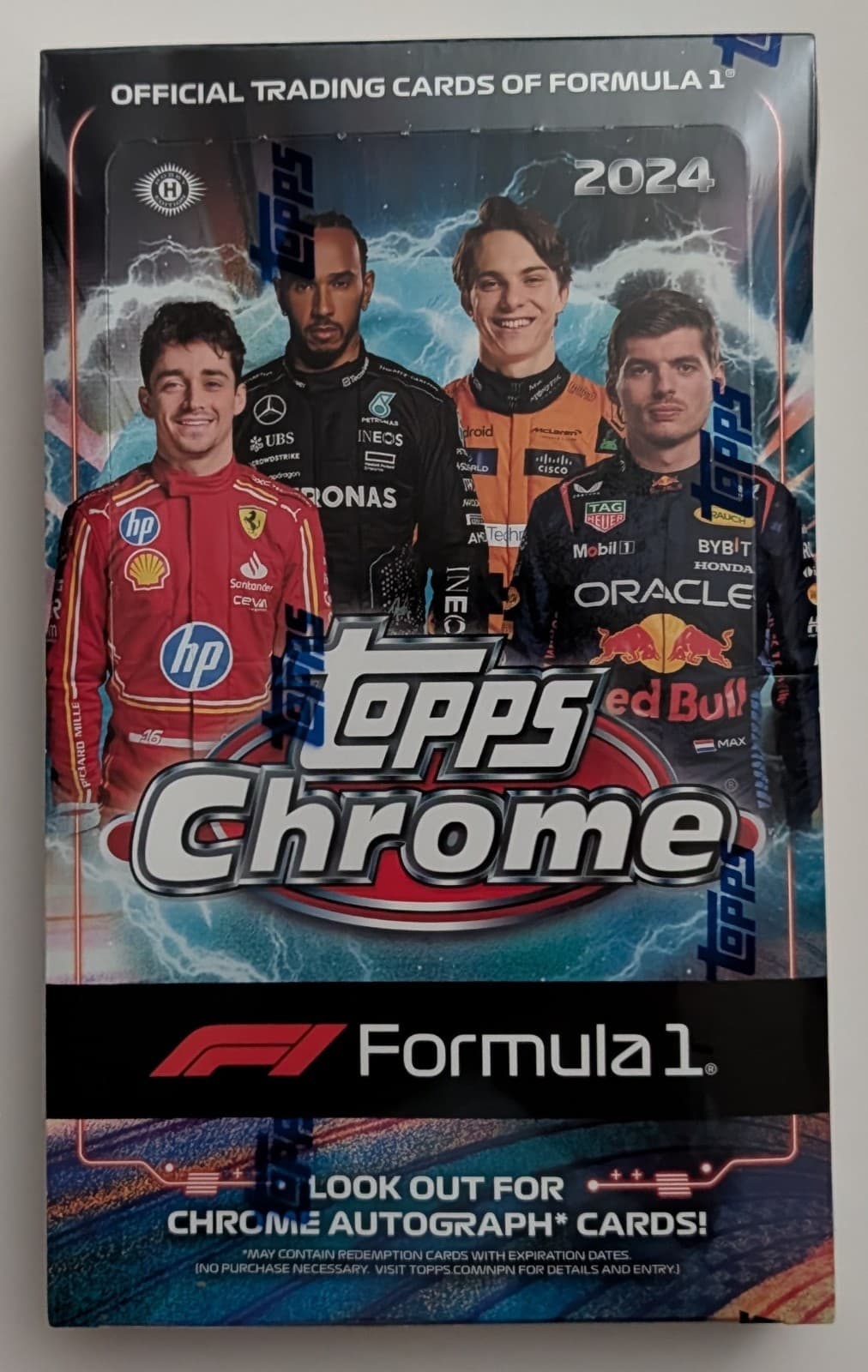 (Factory Sealed) 2024 Topps Chrome Formula 1 Racing Hobby Box