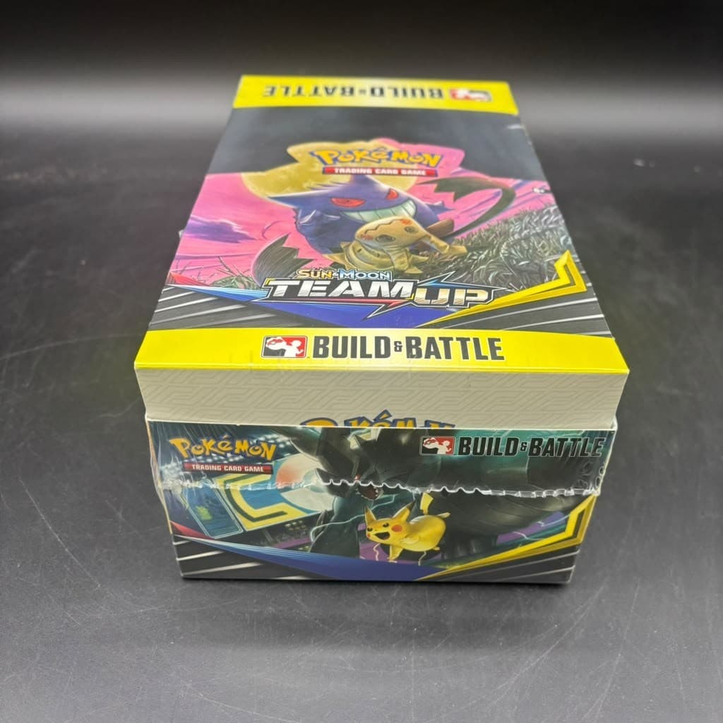 Pokemon TCG Sun & Moon Team Up Build & Battle Display SEALED WITH ACRYLIC