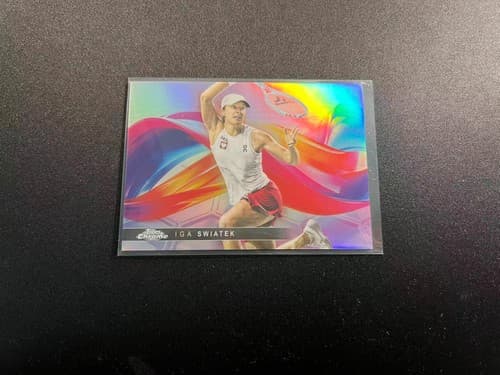 2025 Topps Chrome Tennis Helix #HLX-9 Iga Swiatek SSP Case Hit